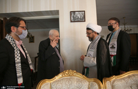 دیدار سرپرست موسسه تنظیم و نشر آثار امام خمینی(س) با سفیر فلسطین در تهران/ صلاح زواوی