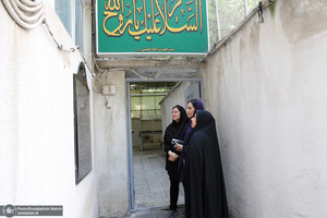 مراسم عزاداری دانشجویان دانشگاه علوم پزشکی تهران به مناسبت شهادت حضرت رقیه در حسینیه جماران