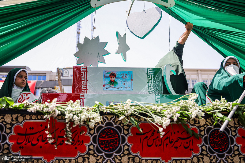 مراسم تشییع شهدای جنگ تحمیلی رژیم صهیونیستی در تهران-7