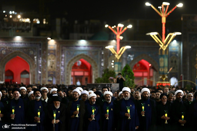 مراسم خطبه خوانی شب شهادت امام رضا (ع)