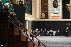 مراسم عزاداری شام شهادت حضرت زهرا(س) در حسینیه امام خمینی