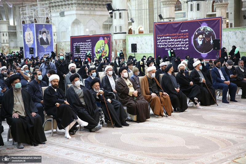 مراسم دوازدهمین سالگرد رحلت همسر گرامی امام و بیست و هفتمین سالگرد ارتحال سید احمد خمینی (ره)