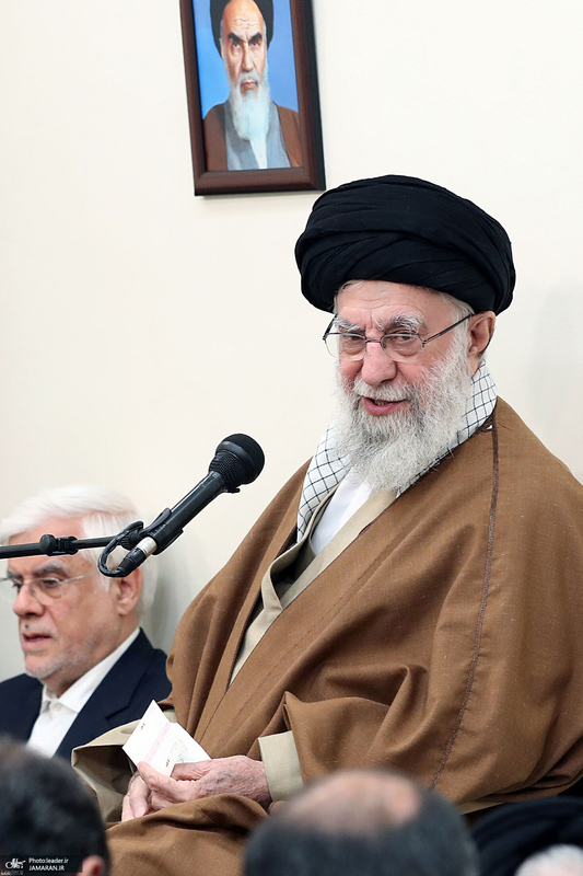 دیدار جمعی از مسئولان ارشد سه قوه با رهبر انقلاب