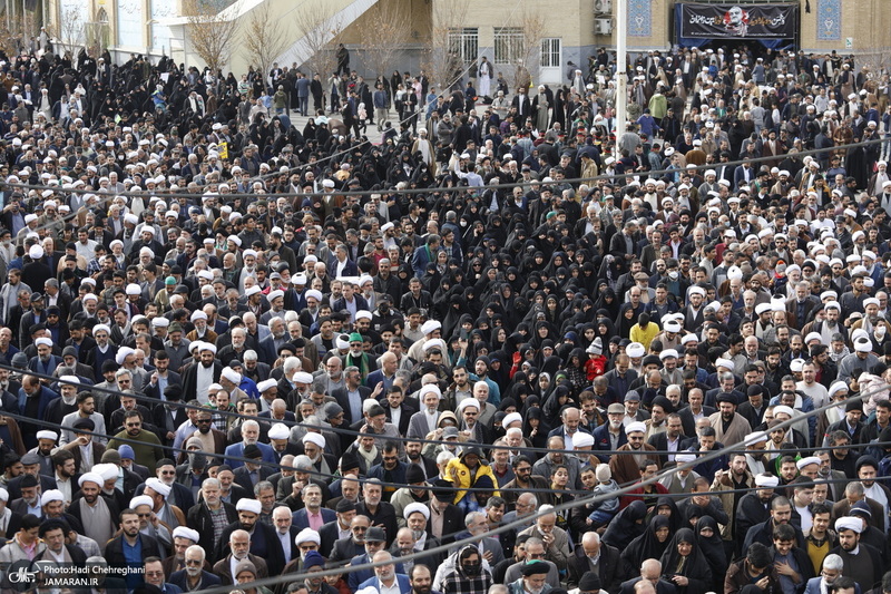 راهپیمایی نمازگزاران قمی‎ در محکومیت جنایت تروریستی کرمان