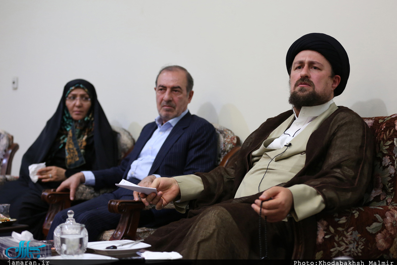 دیدار اعضای شورای اسلامی شهر تهران با سید حسن خمینی 