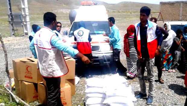 100 سبد غذایی در روستاهای قلعه گنج توزیع شد