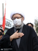 عزاداری مراجع تقلید در روز شهادت حضرت زهرا(س) در قم