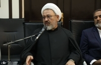 دیدار اعضای شورای سیاستگذاری همایش وکلای شرعی امام خمینی(س) با آیت الله سعیدی