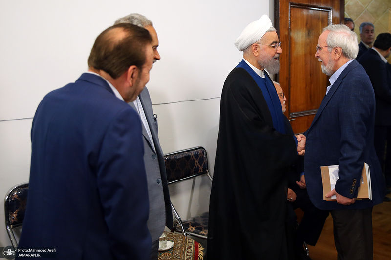 دیدار نوروزی سیاسیون با حسن روحانی