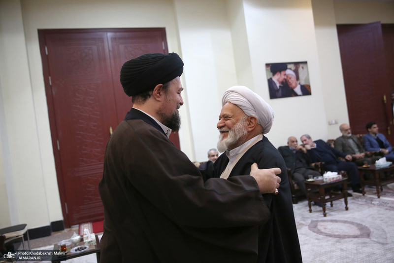 تجدید میثاق رئیس و جمعی از اعضای مجمع تشخیص مصلحت نظام با آرمان‌های امام خمینی (س)-2