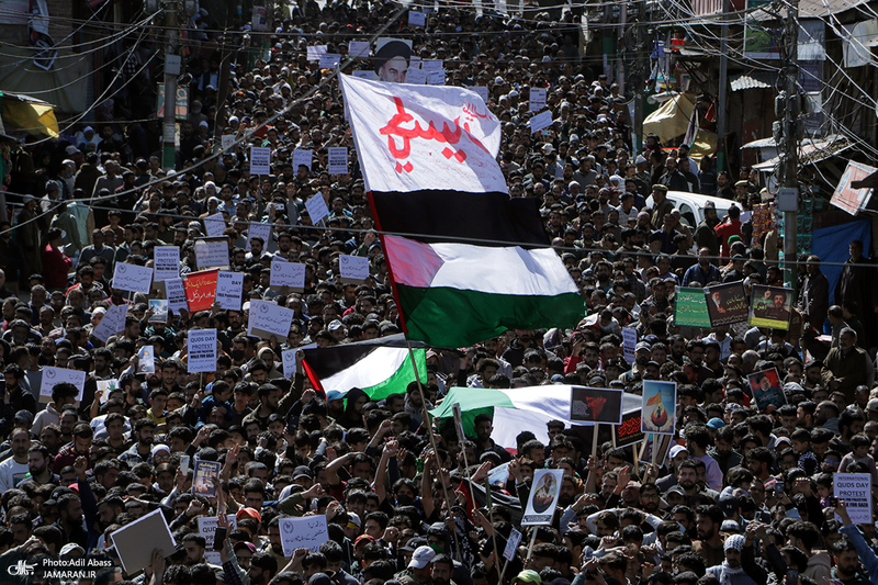 تصاویر اختصاصی جماران از راهپیمایی روز جهانی قدس در کشمیر
