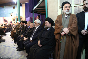 مراسم سالگرد رحلت آیت‌الله سید محمد موسوی بجنوردی در حسینیه جماران  -1
