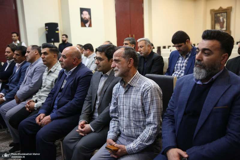 دیدار رئیس و جمعی از اعضای شورای عالی‌ استان‌ها با سید حسن خمینی