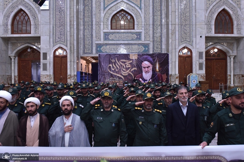 تجدید میثاق فرماندهان و پرسنل تیپ مکانیزه 20 رمضان نیروی زمینی با آرمان‌های امام راحل (ره)