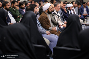 دیدار جمعی از شاعران و اهالی فرهنگ و ادب با رهبر معظم انقلاب