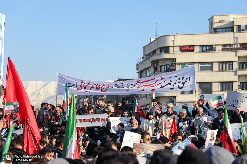حضور میلیون ها تهرانی در تشییع پیکر مطهر سردار قاسم سلیمانی - 2