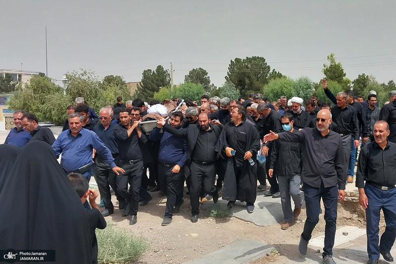 مراسم تشییع و خاکسپاری آیت الله حسن صانعی (ره) در قم