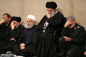 مراسم بزرگداشت شهید حاج قاسم سلیمانی و همرزمانش در حسینیه امام خمینی (ره)