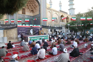 مراسم بزرگداشت حضرت امام خمینی(س) در مدرسه فیضیه قم