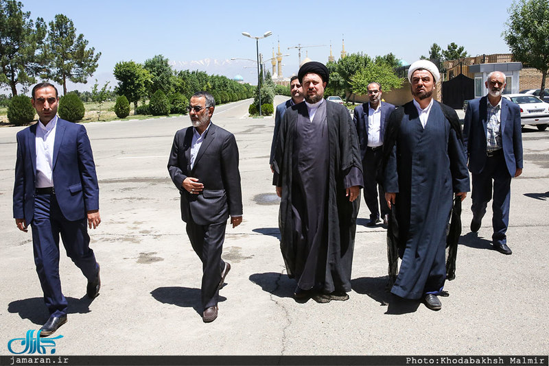 دیدار اعضای ستاد مرکزی برزگداشت حضرت امام خمینی(س) با سید حسن خمینی