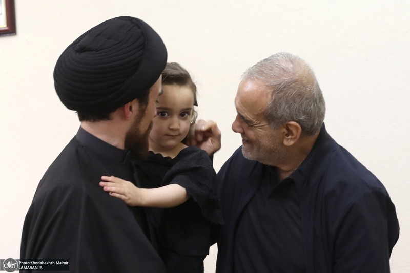 دیدار رئیس جمهوری با آیت الله سید حسن خمینی
