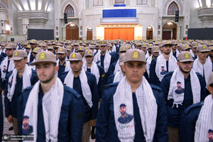 تجدید میثاق دانشجویان و فرماندهان دانشگاه افسری و تربیت پلیس امام حسن مجتبی (ع) با آرمان های امام خمینی (س)
