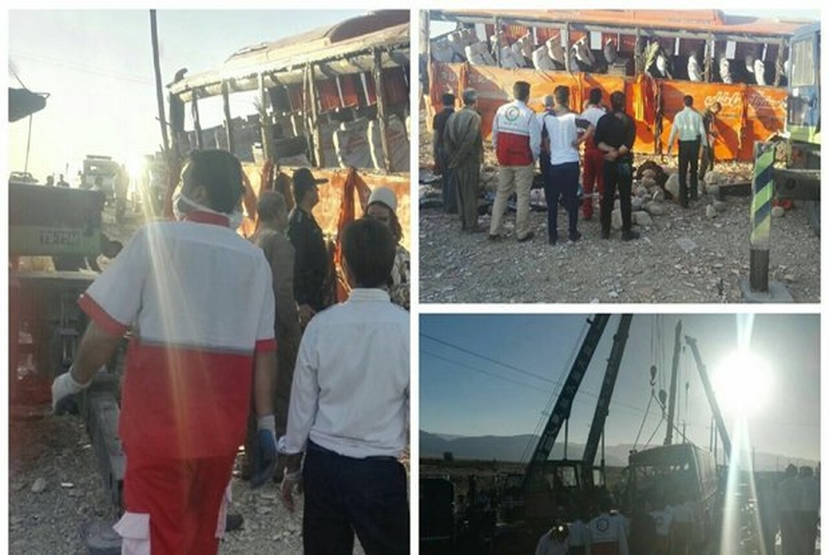 نماینده وزارت بهداشت هم عازم محل حادثه واژگونی اتوبوس دانش آموزان شد