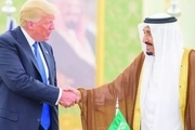 ترامپ، پادشاه عربستان را 
