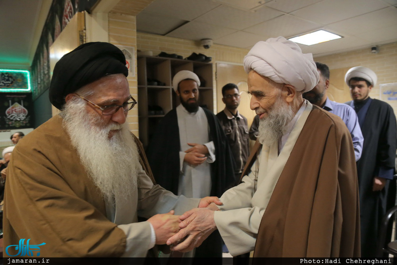 مراسم دومین سالگرد ارتحال آیت الله سید محمد باقر خوانساری(ره) با حضور سید حسن خمینی 