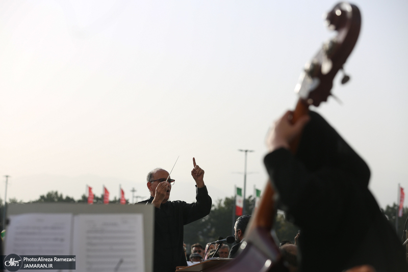 اجرای ارکستر سمفونیک تهران در برج آزادی