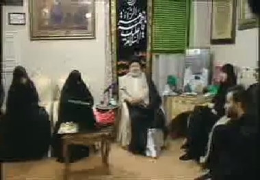 حضور حجت الاسلام شهرستانی نماینده آیت الله سیستانی در منزل سردار شهید حاج قاسم سلیمانی
