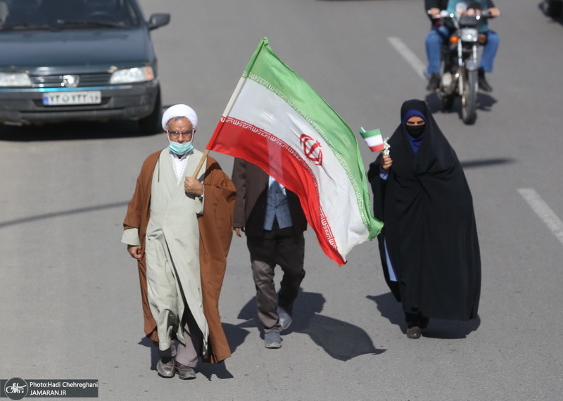 راهپیمایی 22 بهمن در قم - 2