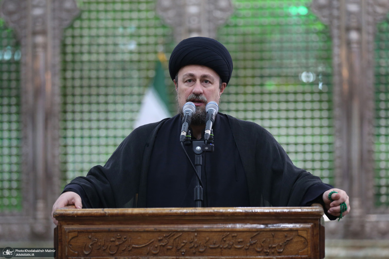 دیدار امدادگران هلال احمر با سید حسن خمینی