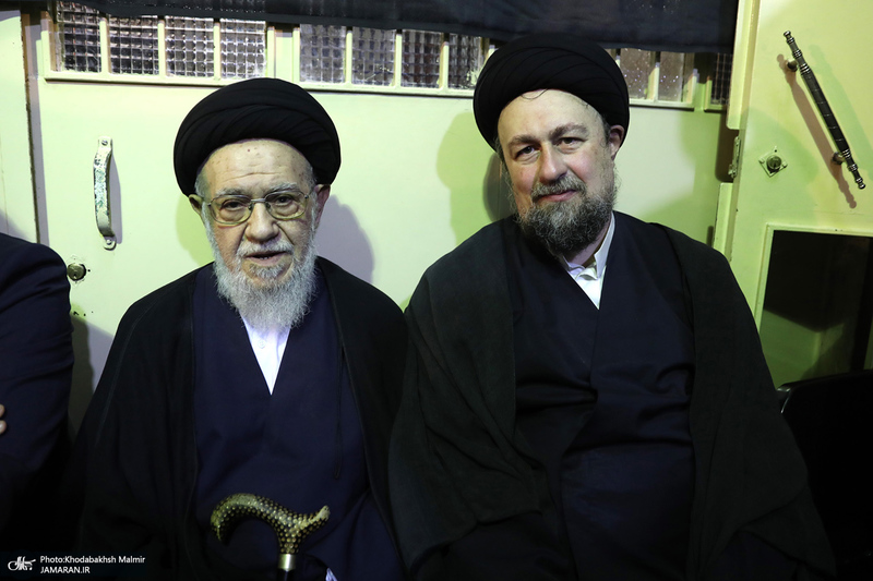 مراسم بزرگداشت همسر آیت الله موسوی بجنوردی (ره) در حسینیه شماره یک جماران-4