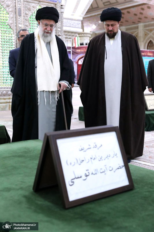 حضور رهبر معظم انقلاب در مرقد مطهر امام خمینی(س) و گلزار شهیدان