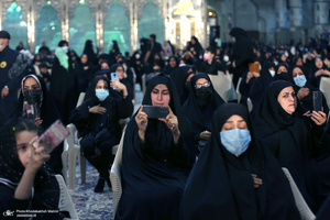 مراسم عزاداری شب عاشورای حسینی (ع) در حرم امام خمینی (س)