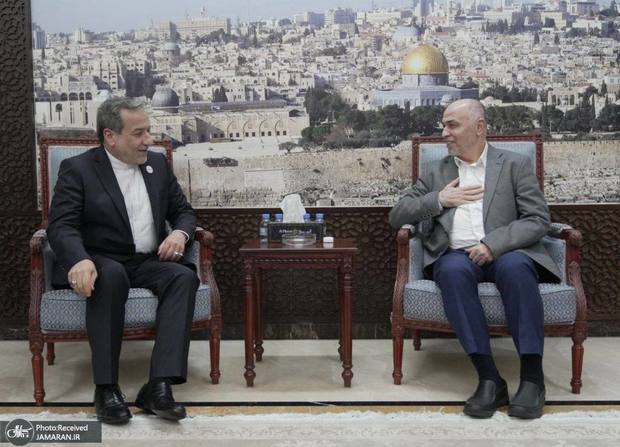 رئیس شورای رهبری حماس به عراقچی پیام داد