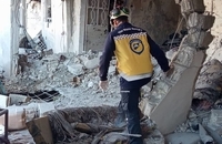 ویرانی در حومه دمشق پس از حمله اسرائیل  (6)