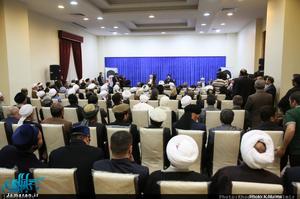 دیدار جمعی از میهمانان کنفرانس وحدت اسلامی با سید حسن خمینی