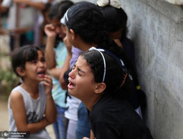منتخب تصاویر امروز جهان - 16 مرداد 1401 - کودکان فلسطینی در نوار غزه