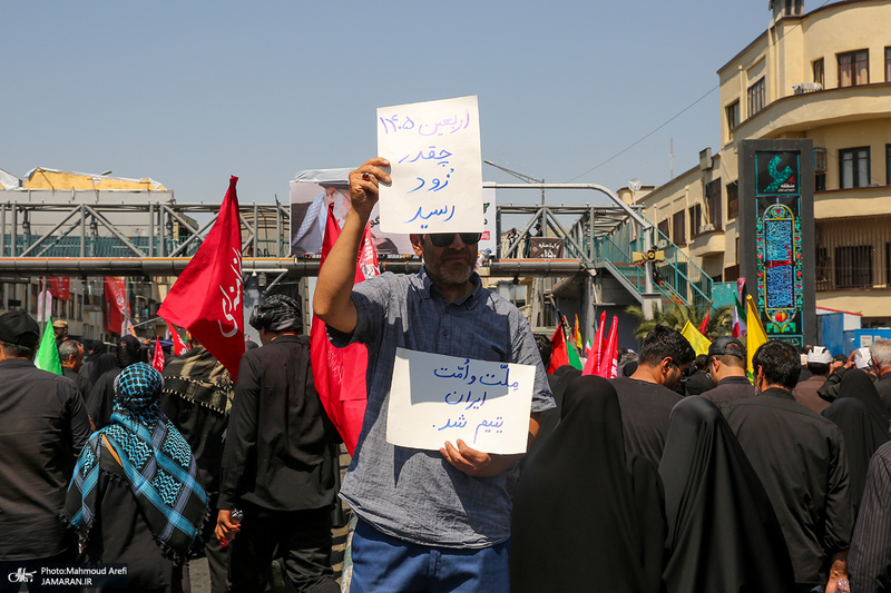 مراسم تشییع پیکر مطهر رهبر شهید انقلاب در تهران -6