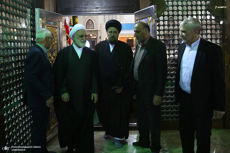 تجدید میثاق رئیس قوه قضاییه و جمعی از اعضای دستگاه قضا با آرمان های حضرت امام خمینی (س)-2