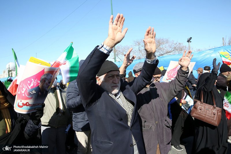 مراسم چهل‌ویکمین سالگرد پیروزی انقلاب اسلامی در میدان آزادی