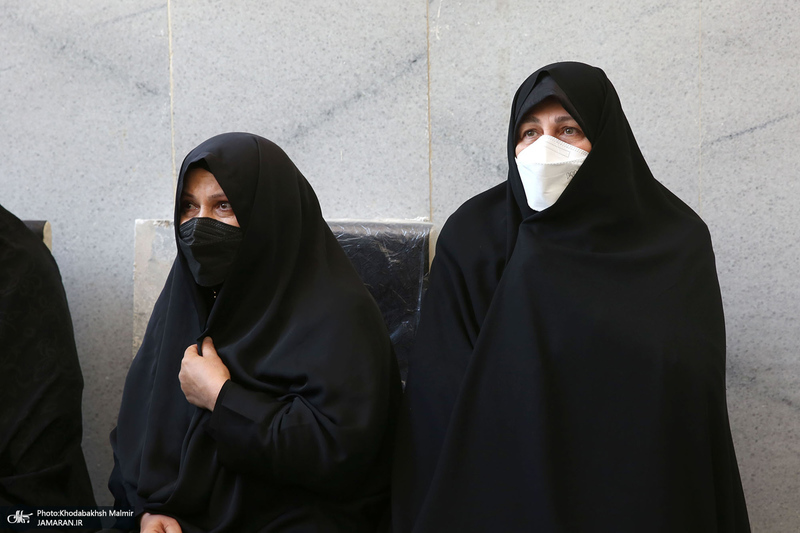 مراسم تشییع و خاکسپاری مرحوم حاج عیسی جعفری در حرم امام خمینی(س)