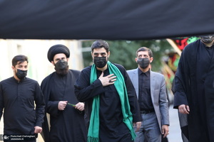 مراسم عزاداری شهادت حضرت امام علی(ع) با حضور آیت الله العظمی وحید خراسانی