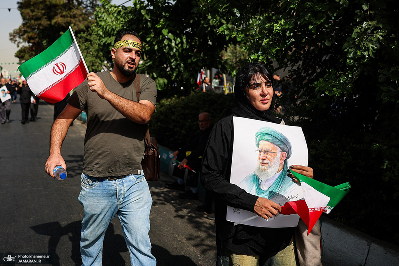 مراسم تشییع شهدای جنگ تحمیلی رژیم صهیونیستی در تهران-7