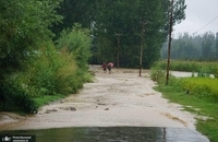 تصاویری از وضعیت سیل‌زده در کشمیر هند (6)