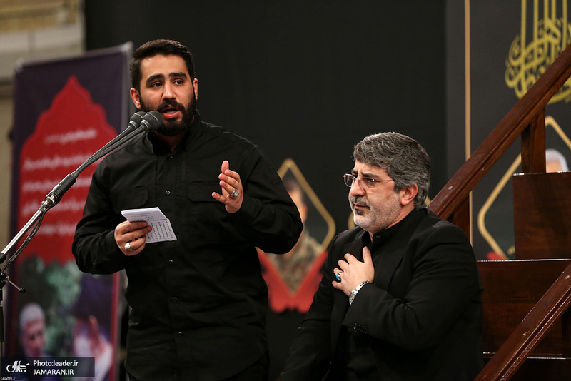 مراسم بزرگداشت شهید حاج قاسم سلیمانی و همرزمانش در حسینیه امام خمینی (ره)