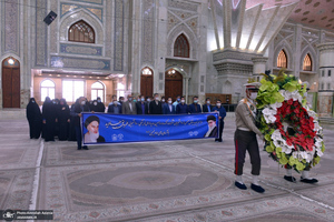 تجدید میثاق دانشجویان و برخی از اعضای جهاد دانشگاهی با آرمان های حضرت امام(س)