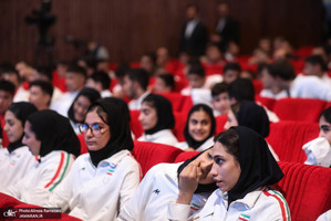 مراسم تجلیل از مدال آوران المپیک دانش آموزی